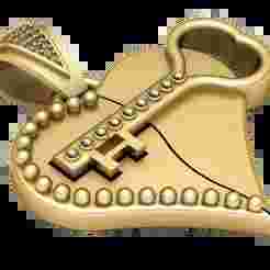 Heart Key 3D Printable Model