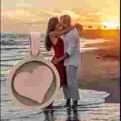 Heart Pendant - Minimalist Love Jewelry STL for 3D Printing