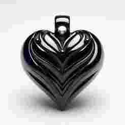 Heart Shape Necklace Showpiece 3D Print Valentine Gift Decor