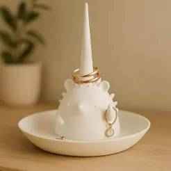 Hedgehog Ring & Jewelry Holder STL – No Supports Needed