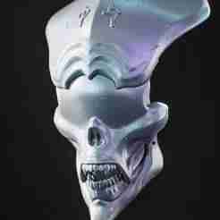 Hell Priest Mask Cosplay from Doom "The Dark Ages" - Print by parts - Mask of Hell Priest Cosplay from Doom The Dark Ages