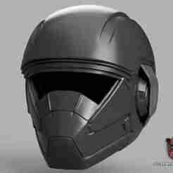 Helldivers 2 - CE-07 Demolition Specialist Helmet Cosplay 1:1 Replica