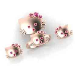 hello kitty jewelry set