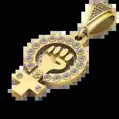 HEND PENDANT  3d printable model