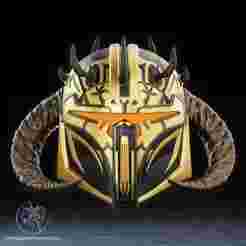 High Shadow Warden Helmet 3D Printer STL File