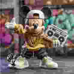 🐭 "Hip-Hop Mickey" Streetwear Figure (STL)