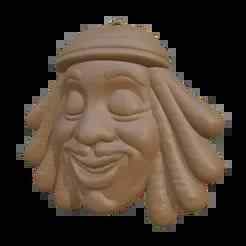 Hippie Face Incense Holder – 3D Printable Aromatherapy Decor STL