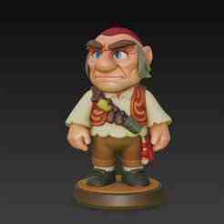 Hoggle - 3D figure Infinity/Disney style (100 mm)