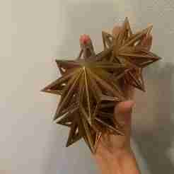 hollow 8-point star / north star ornament