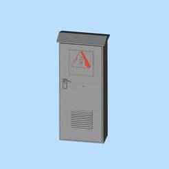 Home improvement warehouse electrical box single meter electrical box with heat dissipation miniature scene model