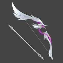 Honkai Star Rail Cyrene Bow and Arrow for 3d print
