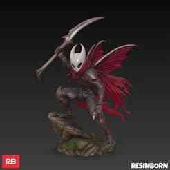 Hornet - Silksong - Hollow Knight | Realistic Stone Base 3D Figure