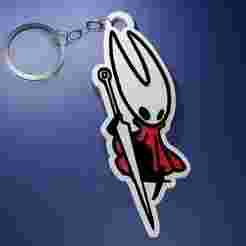 Hornet Hollow Knight Silksong Keychain (Color per layer)