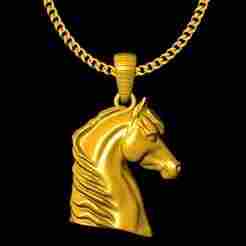 horse head pendant charm