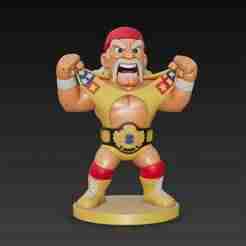 Hulk Hogan - 3D figure Infinity/Disney style (100 mm)