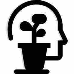 Human head as a flower pot 2 - 2D/3D Wall Art STL+SVG For CNC Router, Plasma, Waterjet, Laser & 3D Printer