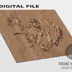 Iceland – Topographic Relief – 3D STL Model