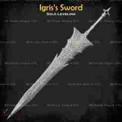 Igris Sword Cosplay Solo Leveling - STL File