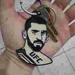 Ilia Topuria ufc keychain, perfect gift for UFC fan
