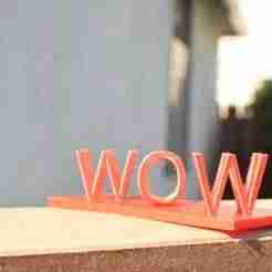 Illusion Word Stand(MOM & WOW)