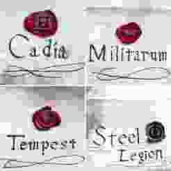 IMPERIAL GUARD VALUE PACK WAX SEAL STAMP FOR GRIMDARK COSPLAY/RPG