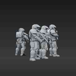 Incursive Squad - 28mm Sci-Fi Stealth Soldiers