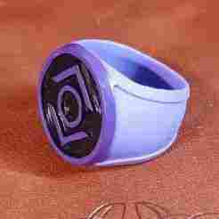 Indigo lantern ring