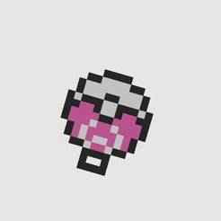 Individual pixel both sides multicolor system inspired pokeballs