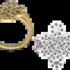 Infinity Knot Diamond Ring – 3D Printable Jewelry Model
