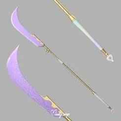 Inspired Kpop Demon Hunters Mira Weapon / Spear Gok-Do