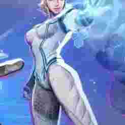 Invisible Woman, Future Foundation, Sue Storm, costume cosplay  props for 3d printing