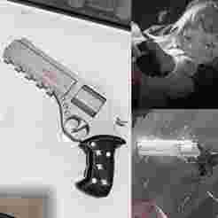 Irene Gun 3D model - Arknights PROP cosplay