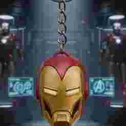 Iron Man Helmet Keychain - Ultimate Armor Edition - Marvel - Ready to Print