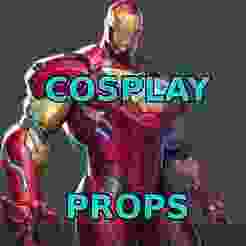 Iron Man TOny Stark Default costume Marvel Rivals Full armor and weapon Cosplay Kit , kitbash ALl in one