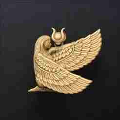 Isis Egyptian Goddess Pendant v5 3D print model