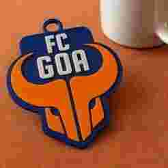 ISL FC Goa keychain badge color printable and renderable