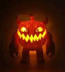 Jack-o-Lantern Monster LED Tea Light Holder