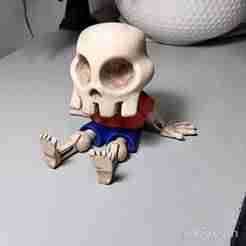 Jeff, my friend Calavera (articulated)