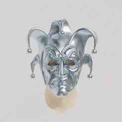 Jester/Harlequin Mask 3D for Carnival/Theater