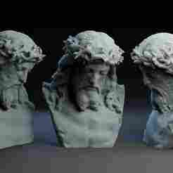 Jesus Bust – Religious 3D Print Model