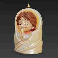 Jesus Christ Child - Candle / Candle STL