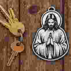 Jesus keychain