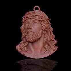 Jesus statue pendant