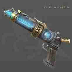 Jinx Zapper Gun from Arcane Season 2 (League of Legends) Powder stl for cosplay
