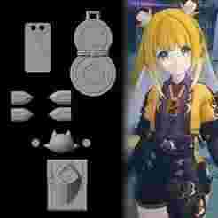 Ju Fufu - Cosplay Accesories - Zenless Zone Zero ZZZ Cosplay Prop