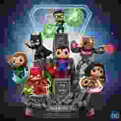 Justice League Hall of Justice Funko Pop | Superman, Batman, Wonder Woman, Flash, Aquaman, Cyborg, Green Lantern