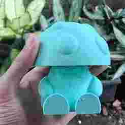 Kawaii Mushroom Boy 3D Print Model