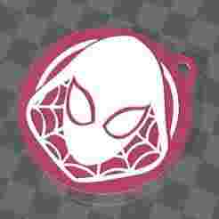 Key ring spider gohst spider gwen