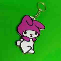 keychain - my melody - kuromi - fans
