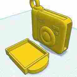 Keychain camera with photo